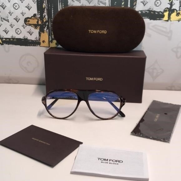 New Authentic Tom Ford TF5012 052 Tortoise Eyeglasses - Picture 3 of 13